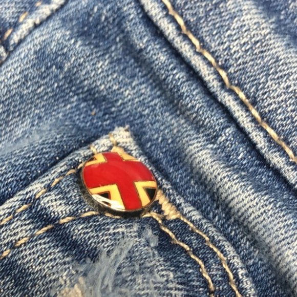 PREMIUM HUDSON KRISTA SUPER SKINNY JEANS 27x30 MADE IN USA 🇺🇸 - Picture 4 of 12